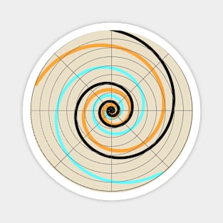 Bernoulli Spiral: eadem mutata resurgo Magnet